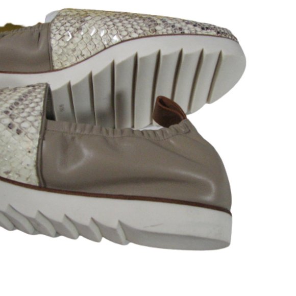 Mercedes Castillo Charlete2 Snake Print Slip On 9 Women Loafer Shoes Leather NEW - Picture 7 of 9